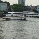 Our last look at a longtail boat on the Chao Phraya!