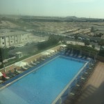 The inevitable view from our room at the Rotana!