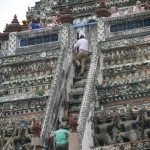 Captain Clarke climbs Wat Tjhing