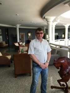 Captain Clarke in Zena & Simon's Reception