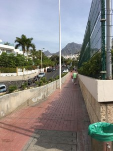 The road to Zena & Simon's hotel