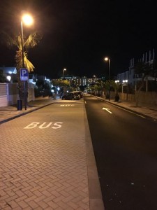 Our hotel is directly in the distance!