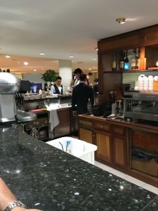 The hotel bar ... under German occupation!