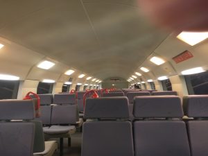 Another busy train to Barcelona