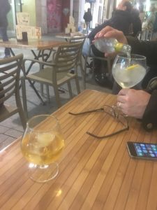 A small libation before dinner