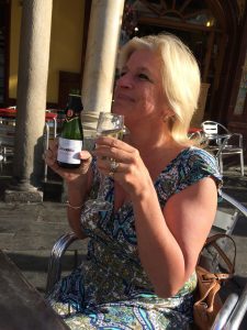 A small glass of Cava