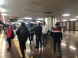 Transfer from the Yellow Line to the Pink Line