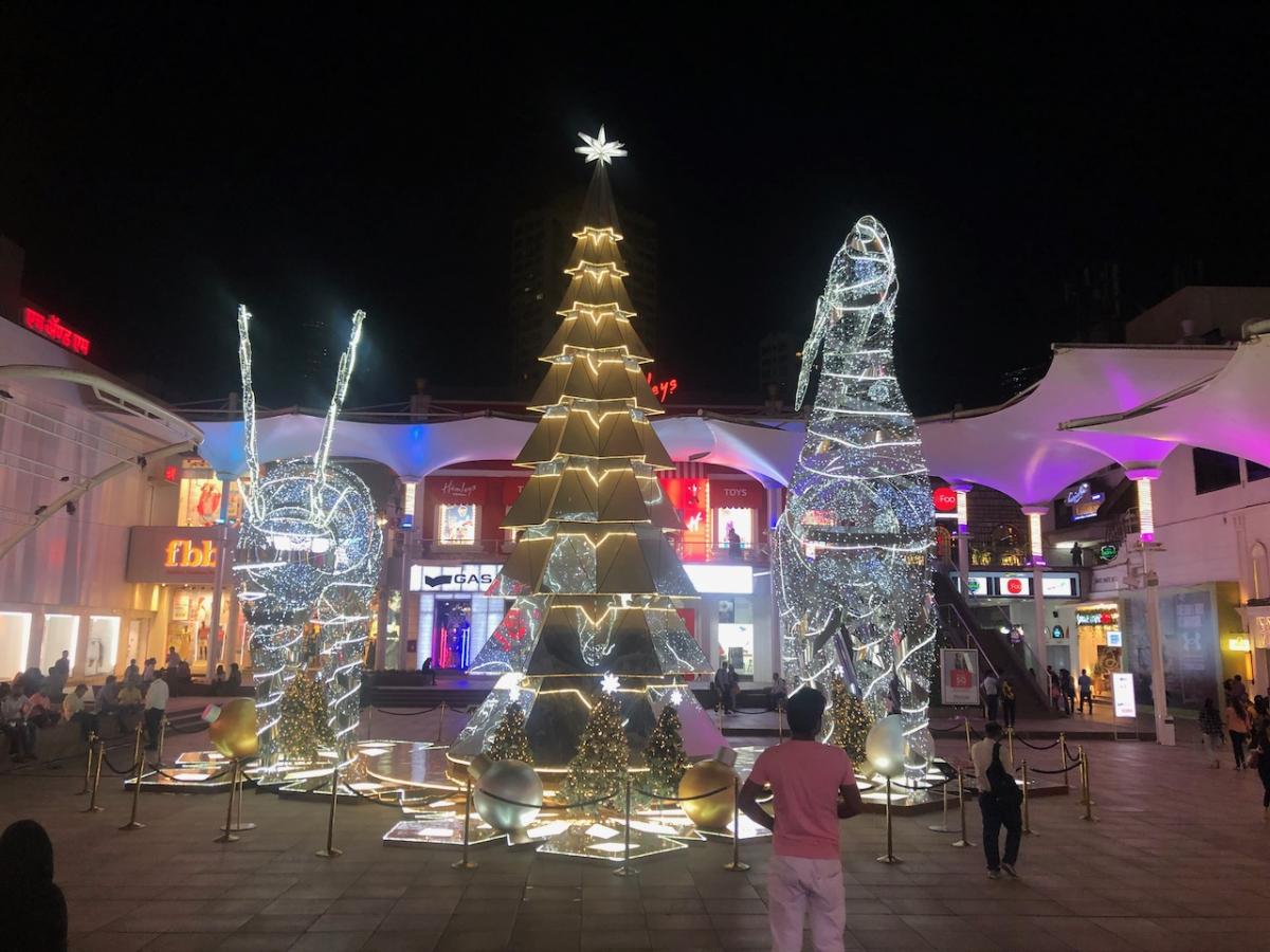 Festival Square is at the centre of four malls