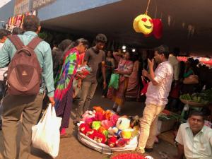 More flower sellers