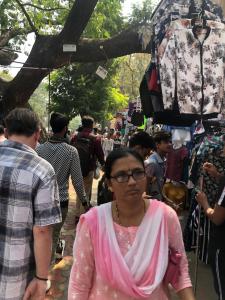 The clothing market near Churchgate